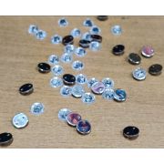 6.04 Страз 8мм прозрачный пришивной акрил