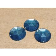 6.19  Страз 23мм  пришивной акрил серый