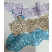 Кружево эластичное 37мм. волной