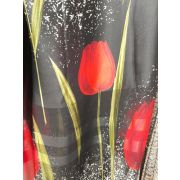 Креп-шифон принт «Тюльпаны» 150см