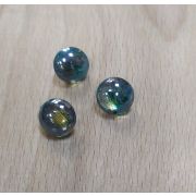 Пуговицы1086 13мм желто-бирюзовый