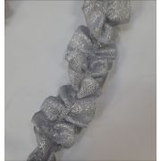 Рюш 40мм с люрексом растяжимая сборка