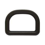 1.04  Полукольцо пластик черный внутренний диаметр 3см.