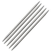 Спицы носочные металл 5шт.длиной 24см