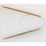 Спицы бамбук круговые на гибкой трубочке 80см