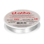 Спандекс без оплетки(эластомерная нить) 1мм в намотке 18м.