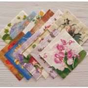 Салфетка для декупажа трехслойная 33*33см, 100% целлюлоза