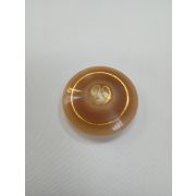 Пуговицы1338 - 23 мм. бежевый с золотым вензелем