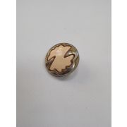 Пуговицы1328 - 24 мм.золотой, розовый