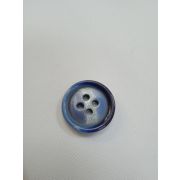 Пуговицы1358 - 16 мм. синий с переливом