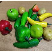 Фрукты окрашеные