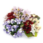 Бутаньерка букетик 9см