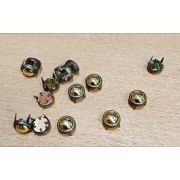 6.28. Страз с шипами металл темное золото