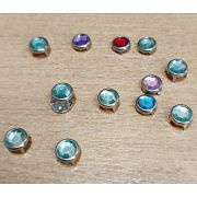 6.29. Страз с шипами в металкольце 7мм.