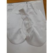 Воротничек школьный атласный белый