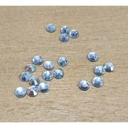 5.24 Страз 5мм круглый стекло клеевой прозрачнай и перламутр