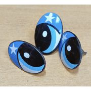 01.12 Глазки овальные 20*30мм. нарисованые винт