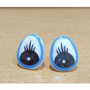 01.15 Глазки пирамидкой 15*18мм. нарисованые винт
