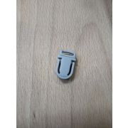 02.12 Фастекс для подвески без шнурка пластик серый