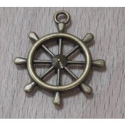02.09 Подвеска «Штурвал» 25*30мм. под бронзу