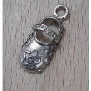 02.10 Подвеска «Сандалия» 8*22мм. никель