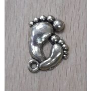 02.08. Подвеска «Следы»18*20мм. никель