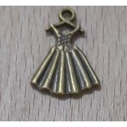 02.14 Подвеска «Платье»  14*20мм. под бронзу