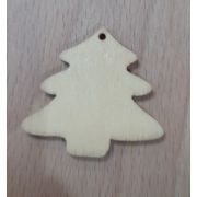 02.16 Подвеска «Елка» деревянная 31*34мм.