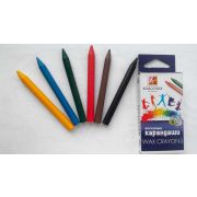 Карандаши восковые 6 цветов