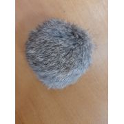 Помпон меховой натуральный диаметр 6-7см