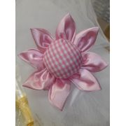 Подхват для шторы цветок тканевый