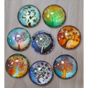 02.17 Кабошон 25мм.рисунок «Дерево»