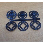 3.12  Кнопки 15 мм. пластик пришивные  штучно