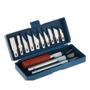 Набор резцов по дереву 13шт. с пластиковой сменной ручкой
