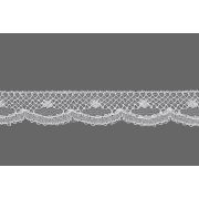 Кружево капрон 20мм. волна с одну сторону