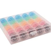 Шпульки пластик 25шт.для бытовых швейных машин в пластиковом контейнере для хранения