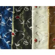 Тафта с вышивкой 140см.