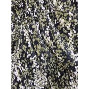 Плательная гофре принт 146см.