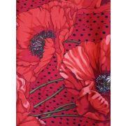 Ткань плательная котон принт сатин 120см