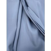 Костюмная креп серый выработка продольная полоска 148см.