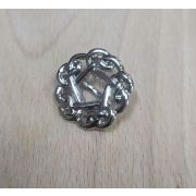 Пуговицы 815 26мм серебро цветок
