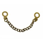 6.31  Шубная вешалка цепочка 10см. бронза