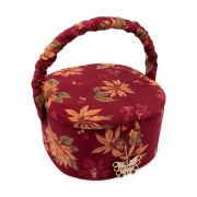 Шкатулка текстильная «ШКА-09»  с ручкой 24*24*13,5см