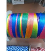 Косая бейка атласная 16мм. мультиколор