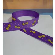 Лента репсовая с рисунком 25 мм. «Бантики»