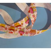 Лента репсовая с рисунком 25 мм. «Детские картинки»