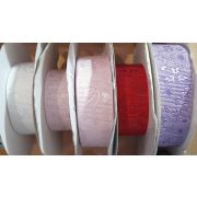 Лента репсовая 25мм. с рельефным рисунком