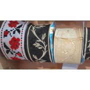 Лента жаккардовая 50 мм. «Растительный орнамент»