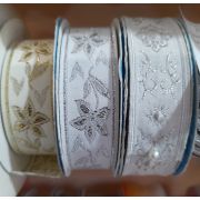 Лента жаккардовая 22 мм..«Цветы»