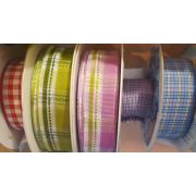 Лента 25мм. тканая клетка